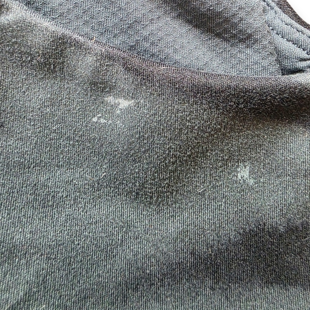 Athleta Exhale Sports Bra, Anthracite Grey Zebra, Size Small - Picture 5 of 5